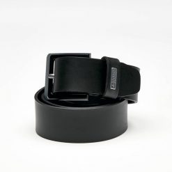 Czarny Skórzany Pasek Męski Big Star. Czarne paski Big Star Accessories, bez wzorów, z jeansu, retro. Za 101.99 zł.