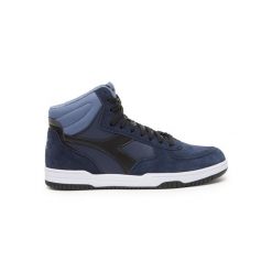 Sneakersy męskie DIADORA RAPTOR MID S. Niebieskie buty sportowe casual Diadora, bez wzorów, bez zapięcia. Za 179.99 zł.