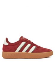 Adidas Sneakersy Barreda JP7098 Bordowy. Czerwone buty sportowe casual Adidas, bez wzorów, ze skóry, bez zapięcia. Za 239.99 zł.