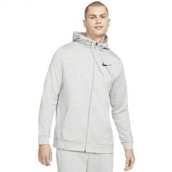 Bluza sportowa męska Nike Drifit. Czarne bluzy z kapturem Nike, m, bez wzorów, z kapturem. Za 373.00 zł.