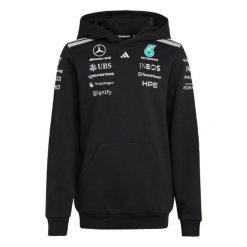 Bluza Z Kapturem Mercedes - Amg Petronas Formula 1 Team Driver. Czarne bluzy z kapturem Adidas, bez wzorów, z polaru, z kapturem. Za 369.00 zł.