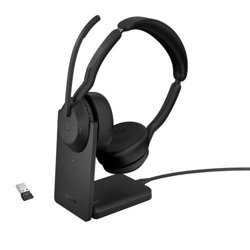 Jabra 25599-989-989 słuchawki/zestaw słuchawkowy Przewodowy i Bezprzewodowy Opaska na głowę Biuro/centrum telefoniczne Bluetooth Podstawka do ładowani. Słuchawki bezprzewodowe Jabra. Za 1,057.99 zł.
