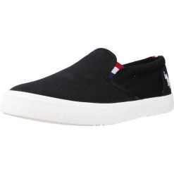 Buty U.S. POLO ASSN MARCS004M Czarny. Czarne buty trekkingowe U.S. Polo Assn., bez wzorów, z tkaniny, bez zapięcia, trekkingowe. Za 192.99 zł.