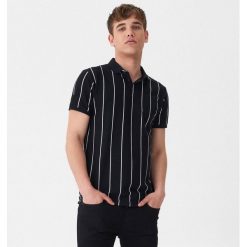 Koszulka polo w paski - Czarny. Koszulki polo sportowe House. Za 59.99 zł.