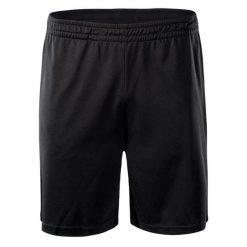 Szorty IQ Cross The Line Nesim. Czarne krótkie spodenki sportowe IQ, m, bez wzorów, z materiału. Za 119.95 zł.