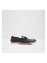 Aldo Mokasyny w kolorze granatowym rozmiar: 43. Niebieskie botki sznurowane Aldo, bez wzorów, bez obcasa, bez zapięcia. Za 208.99 zł.