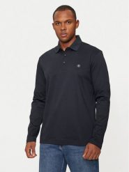 Boss Polo 50523917 Granatowy Regular Fit. Niebieskie koszulki polo Boss, m, bez wzorów, z bawełny, bez kołnierzyka, bez ramiączek. Za 379.99 zł.
