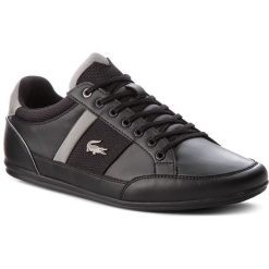 Sneakersy LACOSTE - Chaymon 318 1 CAM 7-36CAM0008231 Blk/Gry. Buty sportowe casual LACOSTE. W wyprzedaży za 359.00 zł.