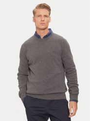 La Martina Sweter ZMS024 YW106 Szary Regular Fit. Szare swetry rozpinane La Martina, l, bez wzorów, z wełny, bez kołnierzyka, bez ramiączek. Za 569.99 zł.