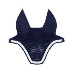 Czapka z muchą dla koni Kentucky Wellington. Niebieskie czapki zimowe KENTUCKY HORSEWEAR, bez wzorów. Za 378.00 zł.