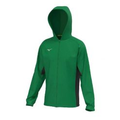 Bluza z kapturem Mizuno RB Micro. Niebieskie bluzy z kapturem Mizuno, m, bez wzorów, z materiału, z kapturem. Za 275.55 zł.
