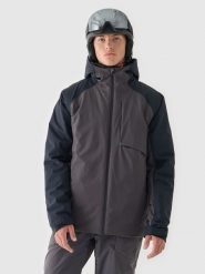 4F Kurtka narciarska membrana 8000 męska - szara S. Szare kurtki narciarskie i snowboardowe 4F, m, bez wzorów, z dzianiny, narciarskie. W wyprzedaży za 349.99 zł.