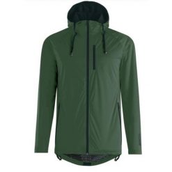 Kurtka rowerowa z kapturem MICROM 15, zielona. Zielone kurtki GIST, bez wzorów, z kapturem. Za 449.00 zł.