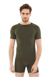 Koszulka Turystyczna Viking Lockness-Olive xl. Zielone bielizna termoaktywna Viking, s, bez wzorów, z dzianiny, bez ramiączek. Za 99.90 zł.