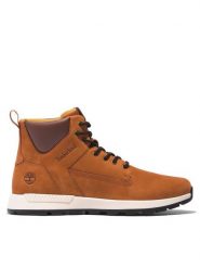 Timberland Trzewiki Killington Trkr Chka TB0A2H7QF131 Brązowy. Brązowe botki sznurowane Timberland, bez wzorów, z nubiku, bez obcasa, bez zapięcia. Za 729.99 zł.