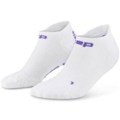 Męskie krótkie skarpety kompresyjne sportowe Core Run stopki Ultralight CEP. Białe odzież kompresyjna CEP, bez wzorów, z elastanu. Za 69.00 zł.