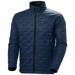Kurtka puchowa Helly Hansen Lifaloft. Niebieskie odzież kompresyjna Helly Hansen, na zimę, m, bez wzorów, z puchu, narciarskie. W wyprzedaży za 652.50 zł.