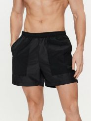 Calvin Klein Swimwear Szorty kąpielowe KM0KM00951 Czarny Regular Fit. Czarne kąpielówki Calvin Klein Swimwear, m, bez wzorów, z syntetyku. Za 249.99 zł.