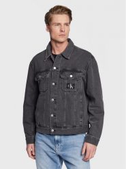 Calvin Klein Jeans Kurtka jeansowa J30J322767 Szary Regular Fit. Szare kurtki Calvin Klein Jeans, m, bez wzorów, z bawełny, bez kaptura. Za 309.99 zł.