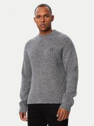 Calvin Klein Jeans Sweter LV04RH328G Szary ciemny Regular Fit. Szare swetry rozpinane Calvin Klein Jeans, m, bez wzorów, z bawełny, bez kołnierzyka, bez ramiączek. Za 449.99 zł.