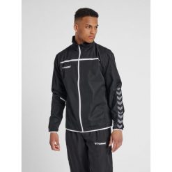 Kurtka Hummel hmlAuthentic Training Jacket czarna. Białe kurtki Hummel, m, bez wzorów, bez kaptura. Za 110.00 zł.