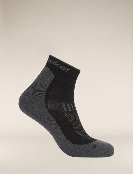 ICEBREAKER Skarpety męskie M Merino Hike+ Light Mini black/obsidian-L. Czarne skarpety Icebreaker, bez wzorów, z lycry. Za 124.80 zł.