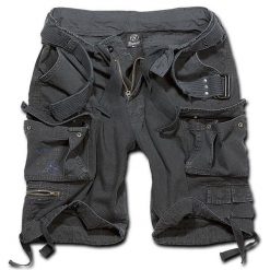 Szorty bushcraft męskie Brandit M65 Savage z Paskiem Vintage Czarne. Czarne szorty Brandit, m, bez wzorów, vintage. Za 284.50 zł.