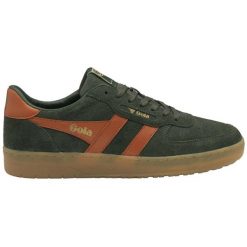 Sneakersy Gola Hawk Suede '86. Zielone buty sportowe casual Gola, bez wzorów, bez zapięcia. Za 434.50 zł.