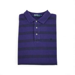 Second life - Krótki rękaw męskiego polo - Stan bardzo dobry. Fioletowe koszulki polo RALPH LAUREN, m, bez wzorów, bez kołnierzyka, bez ramiączek, na golfa. Za 114.17 zł.