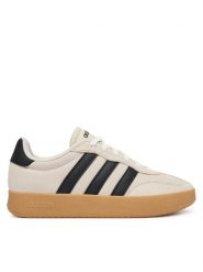 Adidas Sneakersy Barreda KI4216 Beżowy. Brązowe buty sportowe casual Adidas, bez wzorów, ze skóry, bez zapięcia. Za 279.99 zł.