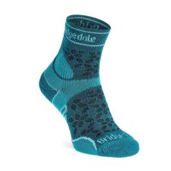 Skarpety do biegania Bridgedale LW T2 MERINO 3/4 LD. Zielone skarpety Bridgedale, bez wzorów. Za 74.99 zł.