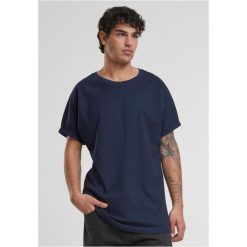 Koszulka z długim rękawem Urban Classics. Niebieskie bluzki z długim rękawem Urban Classics, m, bez wzorów, z bawełny, bez kołnierzyka, bez ramiączek. Za 108.00 zł.
