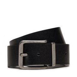 Pasek Męski Calvin Klein Jeans. Czarne paski Calvin Klein Jeans, bez wzorów, z jeansu, casualowe. Za 189.99 zł.