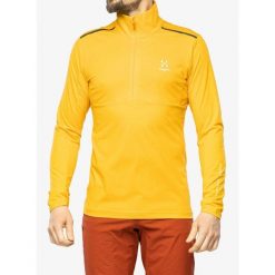 Bluza z zamkiem 1/2 Haglofs męska L.I.M Strive Mid Top. Żółte bluzy Haglöfs, l, bez wzorów, bez kaptura. W wyprzedaży za 304.95 zł.