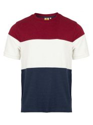 Roadsign Koszulka w kolorze granatowo-kremowo-bordowym rozmiar: L. Brązowe bezrękawniki Roadsign, l, bez wzorów, z bawełny, bez kołnierzyka, bez ramiączek. Za 43.99 zł.