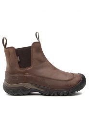 Keen Sztyblety Anchorage Boot III Wp 1017790 Brązowy. Brązowe botki sznurowane Keen, bez wzorów, ze skóry, bez obcasa, bez zapięcia. Za 649.99 zł.