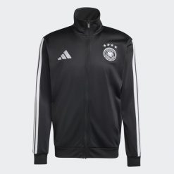 Kurtka dresowa piłkarska ADIDAS Niemcy. Kurtki Adidas, xl, bez wzorów, z dresówki, bez kaptura. Za 339.99 zł.