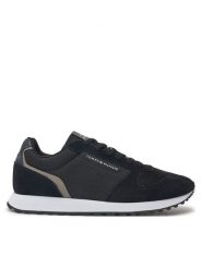 Tommy Hilfiger Sneakersy FM0FM05465 Czarny. Czarne buty sportowe casual Tommy Hilfiger, bez wzorów, ze skóry, bez zapięcia. Za 349.99 zł.