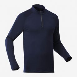 Koszulka termoaktywna narciarska męska Wedze BL 500 1/2 zip. Bielizna termoaktywna WED'ZE, na zimę, m, bez wzorów, z elastanu, bez ramiączek, narciarskie. Za 79.99 zł.