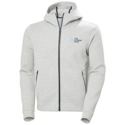 Bluza z kapturem z pełnym zamkiem błyskawicznym Helly Hansen The Ocean Race. Szare bluzy z kapturem Helly Hansen, s, bez wzorów, z elastanu, z kapturem. Za 578.00 zł.