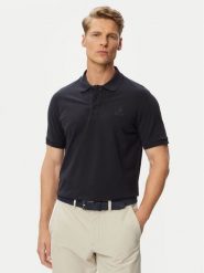 Beverly Hills Polo Club Polo P-SS26M-P42561 Granatowy Regular Fit. Niebieskie koszulki polo Beverly Hills Polo Club, m, bez wzorów, z bawełny, bez kołnierzyka, bez ramiączek. Za 209.99 zł.
