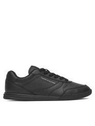 Tommy Hilfiger Sneakersy Lopro Cup Leather FM0FM05677 Czarny. Czarne buty sportowe casual Tommy Hilfiger, bez wzorów, ze skóry, bez zapięcia. Za 449.99 zł.