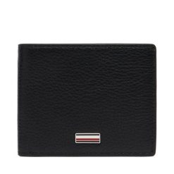 Portfel Tommy Hilfiger. Czarne portfele Tommy Hilfiger, bez wzorów. Za 249.99 zł.