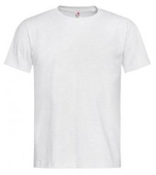 Jasny Szary Bawełniany T-Shirt Męski Bez Nadruku -STEDMAN- Koszulka, Krótki Rękaw, Basic, U-neck. Szare bluzki z długim rękawem Stedman, l, bez wzorów, z bawełny, bez kołnierzyka, bez ramiączek. Za 45.00 zł.