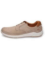 Camel Active Skórzane sneakersy "Fog" w kolorze szarobrązowym rozmiar: 42. Brązowe buty sportowe casual Camel Active, bez wzorów, z nubiku, bez zapięcia. Za 285.49 zł.