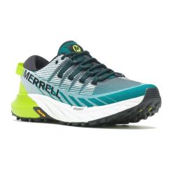 Buty do biegania męskie Merrell Agility Peak 4. Zielone buty do biegania Merrell, bez wzorów, bez zapięcia, do biegania. Za 367.48 zł.