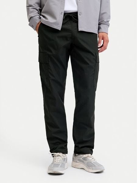 Jack & Jones Spodnie materiałowe Kane 12278911 Czarny Relaxed Fit. Czarne spodnie materiałowe Jack & Jones, m, bez wzorów, z materiału. Za 149.99 zł.