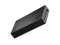GREEN CELL POWERBANK POWERPLAY 20S CZARNY 20000MAH 22,5W 3X USB-C PD 1X USB-A. Czarne powerbanki Green Cell. Za 123.99 zł.