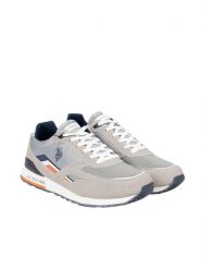 U.S. Polo Assn. Sneakersy "Tabry003" | Tabry 003 | Mężczyzna | Szary. Szare buty sportowe casual U.S. Polo Assn., bez wzorów, ze skóry ekologicznej, bez zapięcia. W wyprzedaży za 249.00 zł.