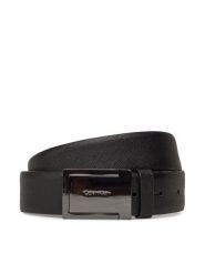 Calvin Klein Pasek Męski Formal Plaque Tex 35Mm K50K512843 Czarny. Czarne paski CALVIN KLEIN, bez wzorów, ze skóry. Za 209.99 zł.